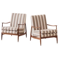 Pair of Vintage Armchairs by Móveis Cimo, 1960s, Brazilian Mid-Century