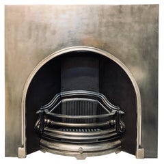 19th Century Victorian Style Cast Iron Fireplace Insert