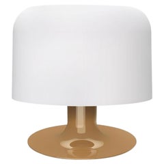 Michel Mortier 10576 Metal and Glass Table Lamp for Disderot in Chamois