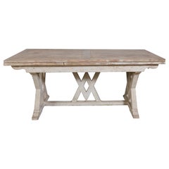 Used Italian Table with Expandable Top