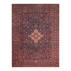 Large Vintage Persian Senneh Area Rug. 13 ft x 17 ft 8 in
