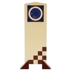 Checkerboard Table Clock, "Tempo 21" Tower 2 by George Nelson, 1984