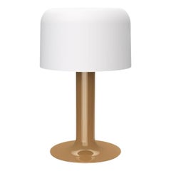Michel Mortier 10497 Metal and Glass Table Lamp for Disderot in Chamois