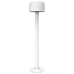 Michel Mortier 10527 Metal and Glass Floor Lamp for Disderot in White