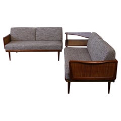 Dänisches Teakholz-Sofa-Set von Hvidt & Mølgaard, 1950er Jahre