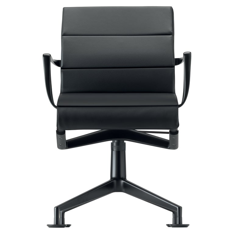 Alias 447 Meetingframe+ Tilt 47 Chair in Black Mesh with Lacqured ...
