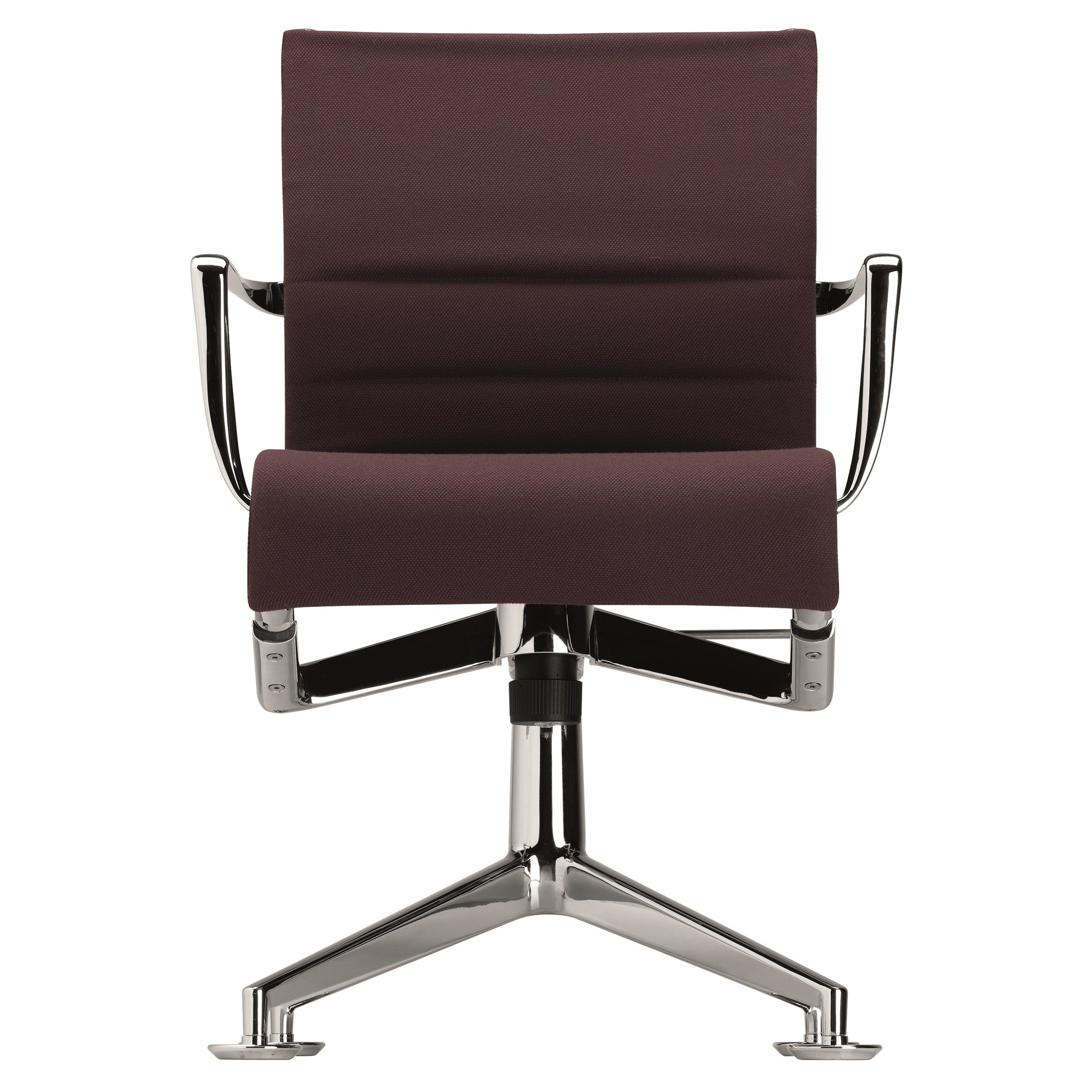 Alias 447 Chaise Meetingframe+ Tilt 47 avec assise violette et cadre en aluminium chromé
