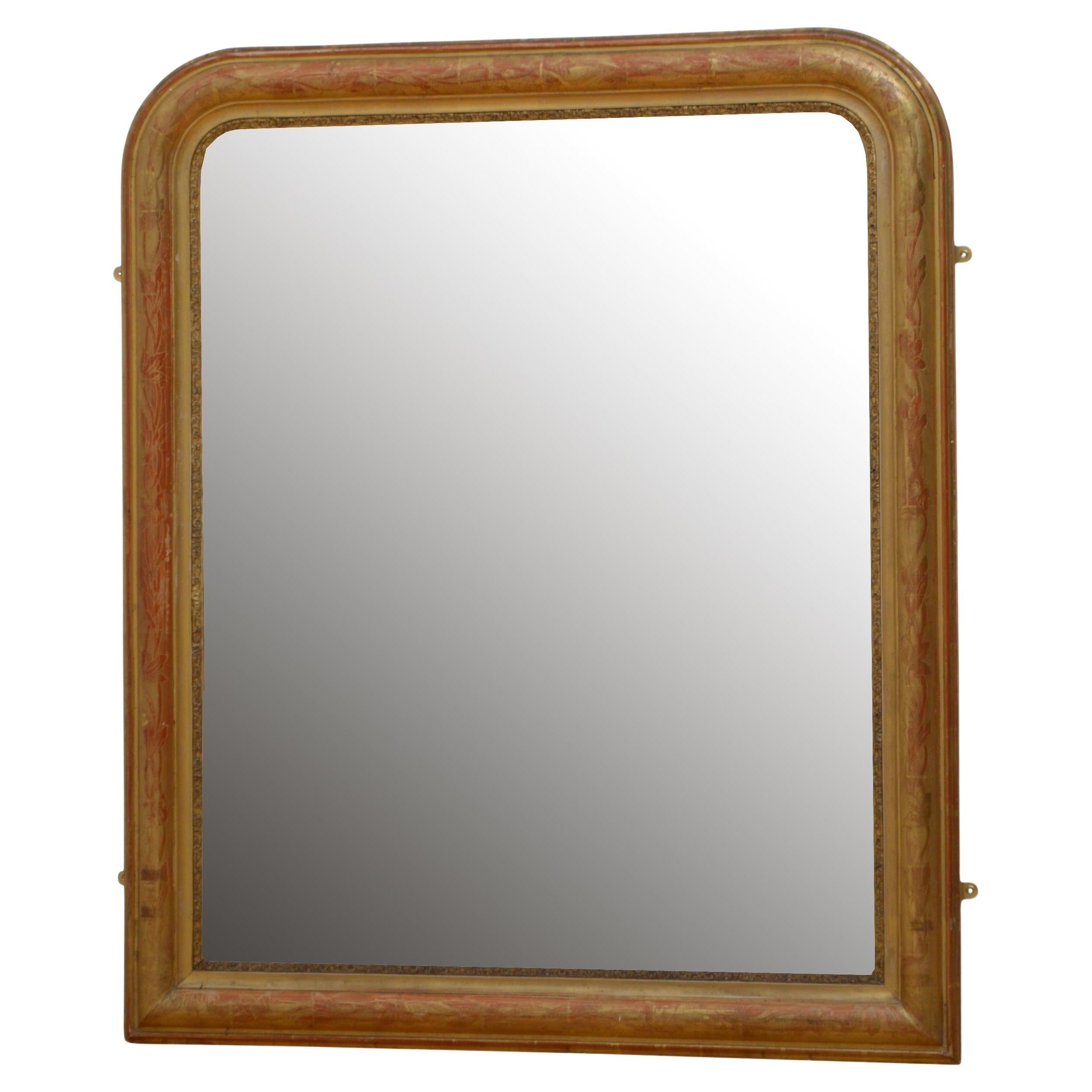 French Louis Philippe Wall Mirror