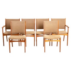 Set of 6 Danish Mid-Century Teak Dining Chairs by Erik Buch C.1960s