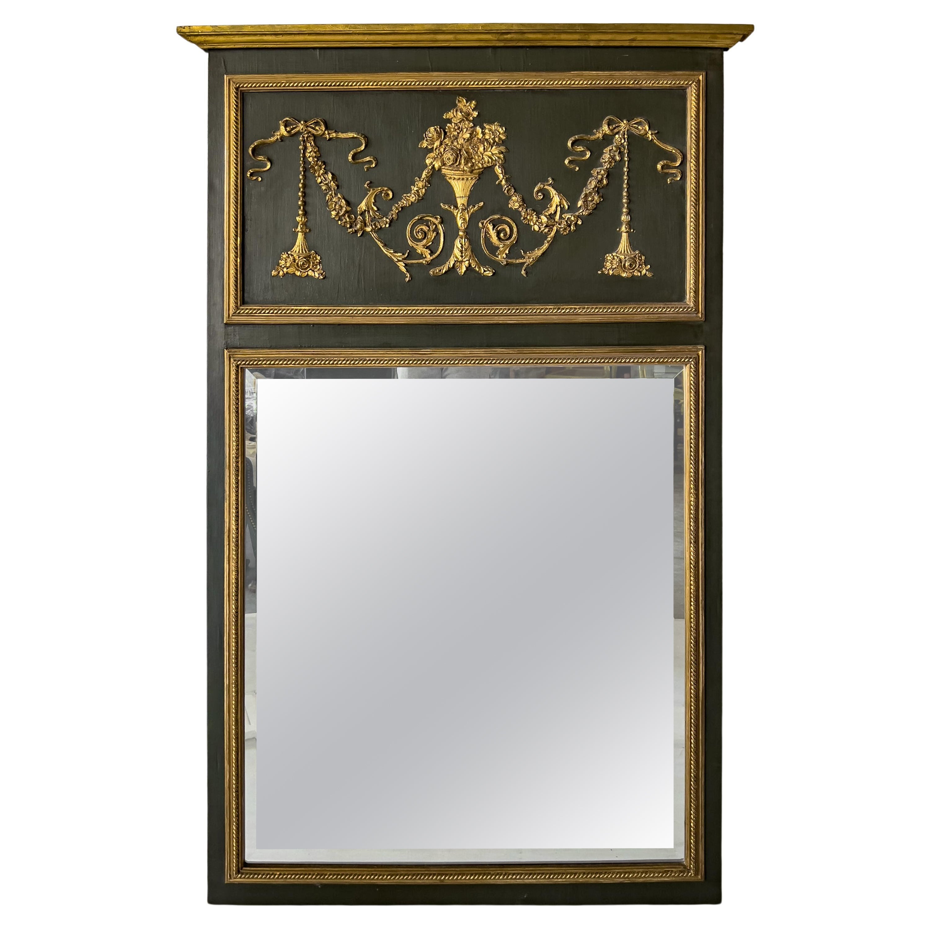 Empire Style Trumeau Mirror