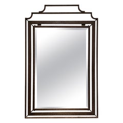 Art Deco Forged Iron Mirror