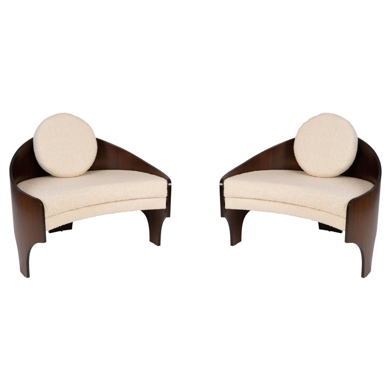 Henry Glass Pair of 1960's 'Intimate Island' Lounge Chairs For Sale