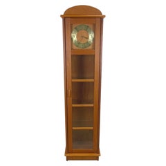 Retro Scandinavian Modern Teak Longcase Clock