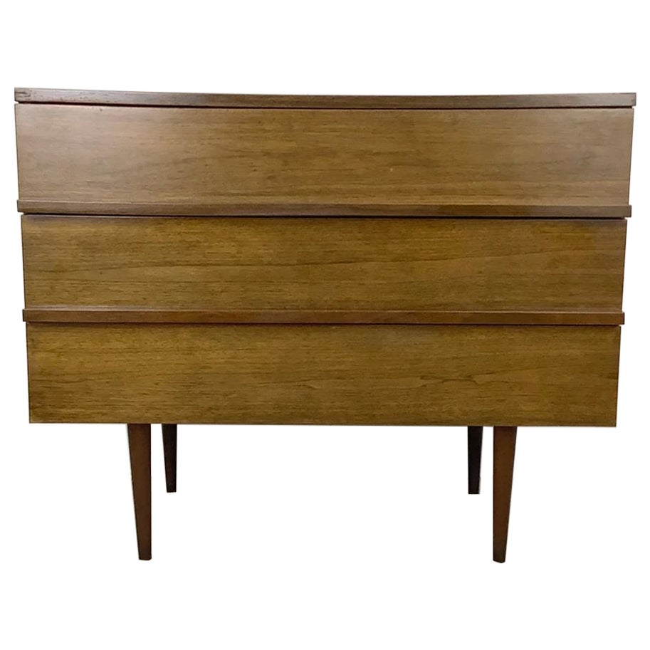 Midcentury Three Drawer Dresser Attr. Mel Smilow For Sale