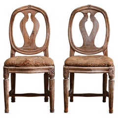 Fine Pair of early 19th Century Gustavian Chairs