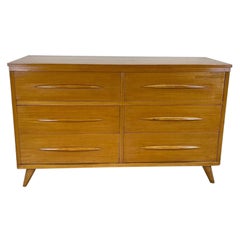 Vintage Mid-Century Modern Six Drawer Dresser