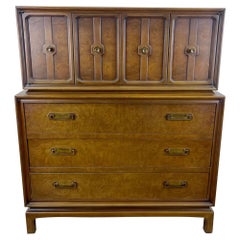 Mid-Century Five Drawer Highboy Dresser