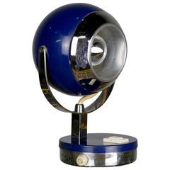 Blue Eyeball Table Lamp from Italy, 1970s