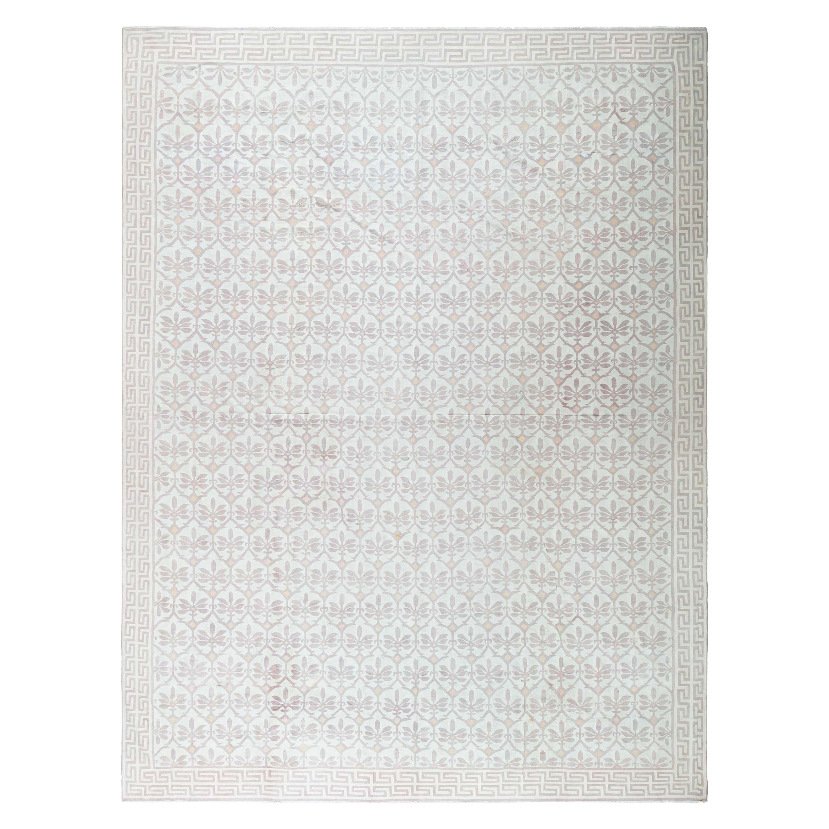 Vintage Indian Dhurrie Rug For Sale at 1stDibs