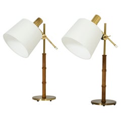 Vintage Pair of Table Lamps, Falkenbergs Belysning, Sweden, 1960s