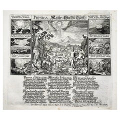 Broadside, "Physica" Ciencias Naturales, Evolución, Zurich, Suiza