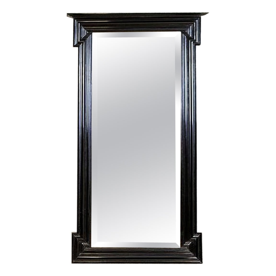 Renaissance Revival Mirror From the Early 20th Century in Brown Oak