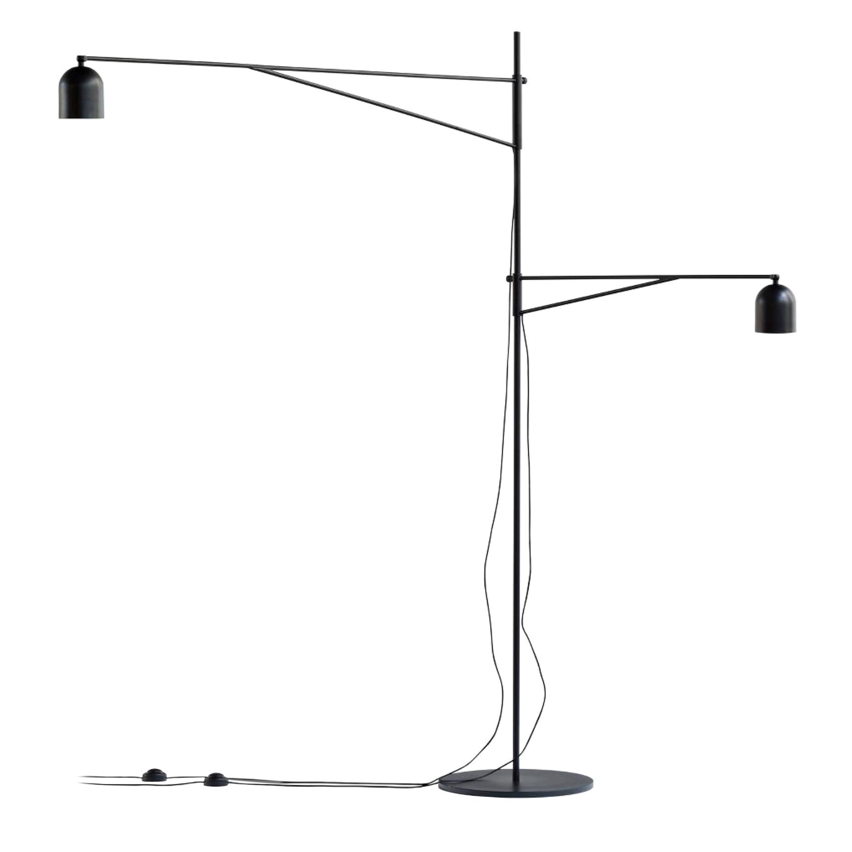 Anatomy Design 'Awkward Light' Steel and Aluminium Floor Lamp by Karakter For Sale