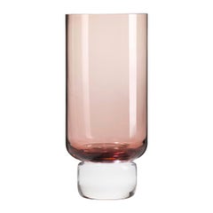Joe Colombo 'Clessidra' Glass Vase by Karakter
