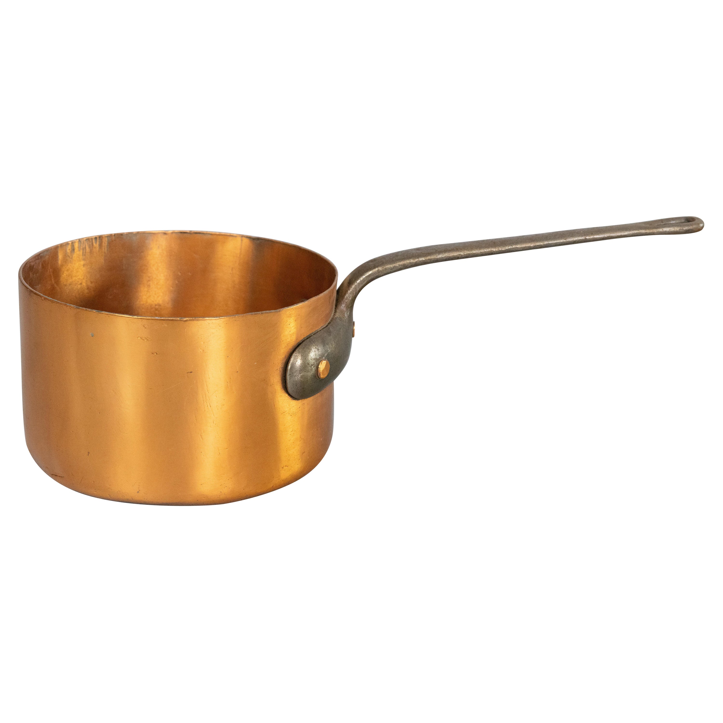 19th Century French Copper Saucepan Pot