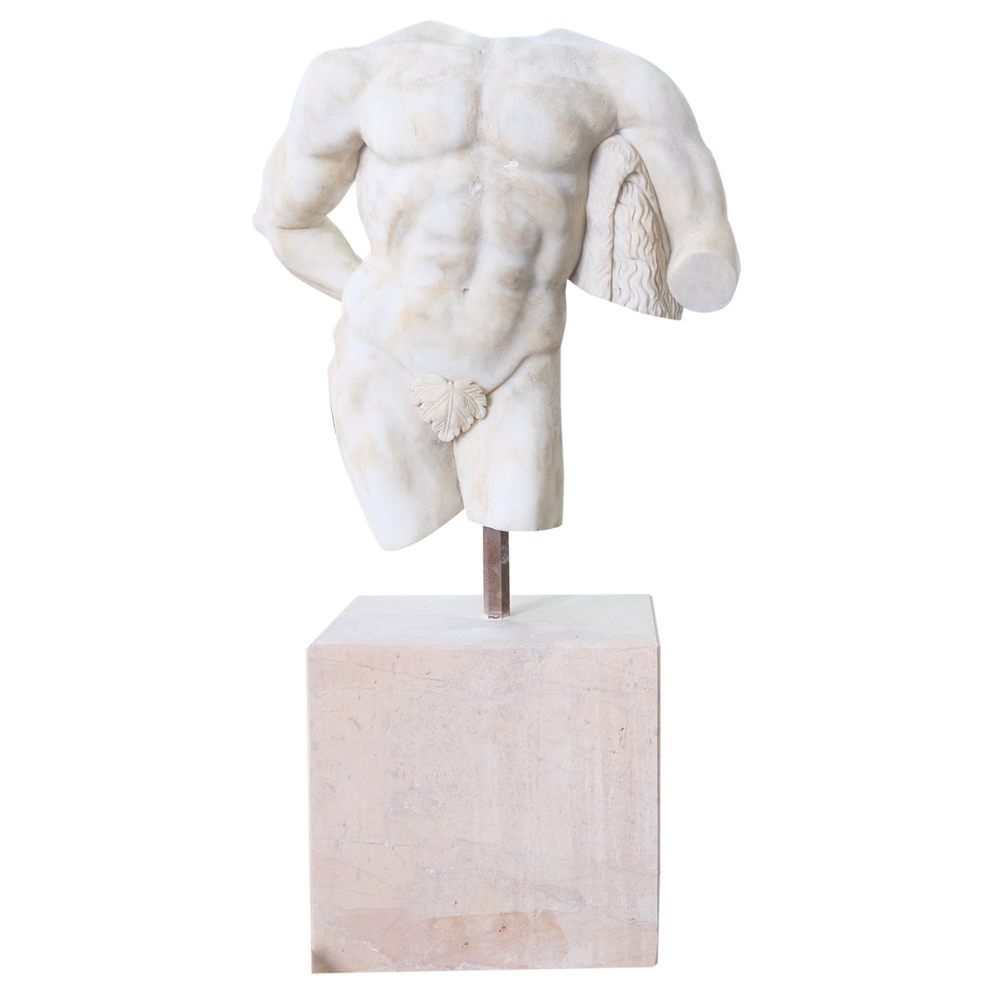 Sculpture de buste romain grandeur nature, 20ème siècle 