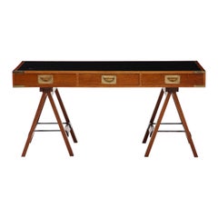 Mahogany  Campaign Style Desk