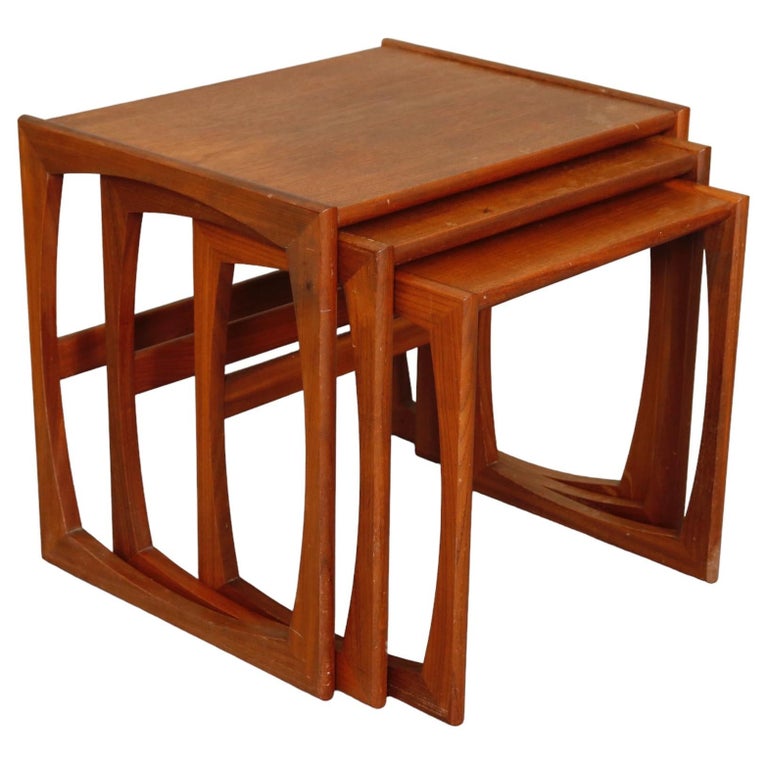 Robert for G Plan Set of 3 Nesting Tables For Sale at 1stDibs