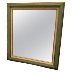 Retro Elegant French Painted Frame Wall Mirror