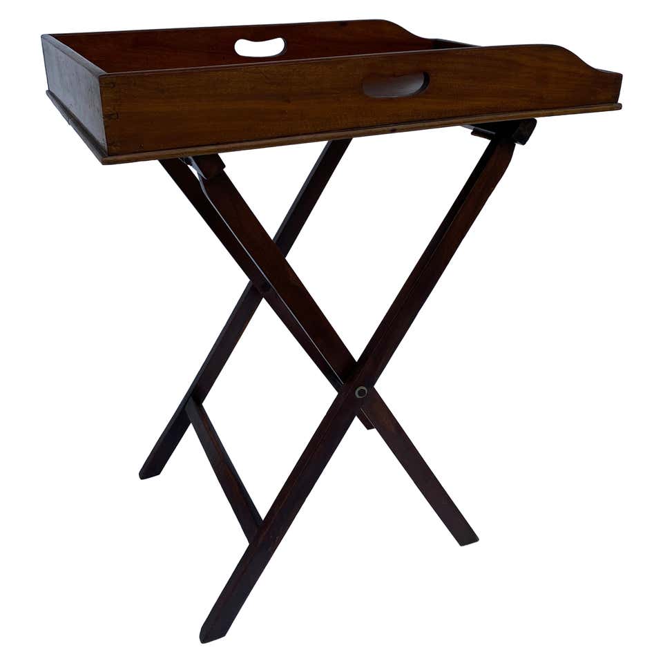 19th Century English Mahogany Butlers Tray Table For Sale at 1stDibs ...