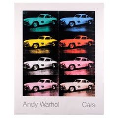 Vintage Andy Warhol Mercedes-Benz 300 SL Coupe Print by Galerie Hans Mayer, 1988