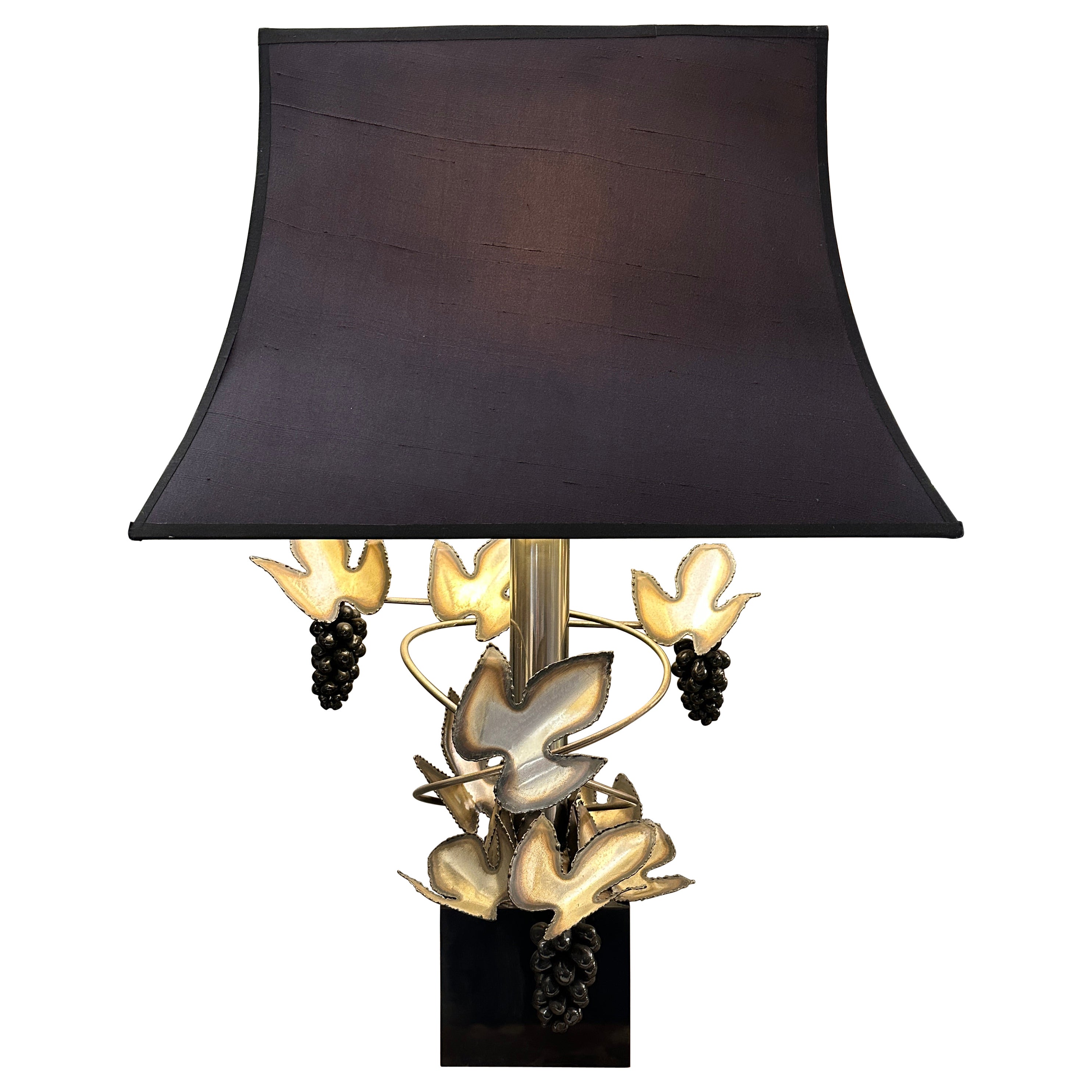 Large French Table Lamp by Maison Jansen For Sale