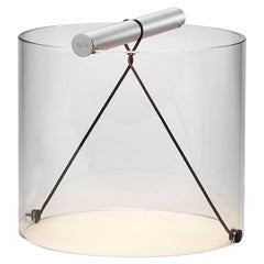 Lampe de bureau Flos To-Tie T1 en naturel anodisé de Guglielmo Poletti