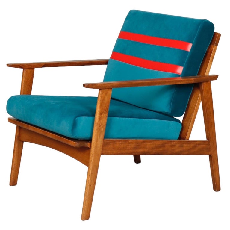 1960’s Danish Mid Century Modern Lounge Chair in Teak  For Sale