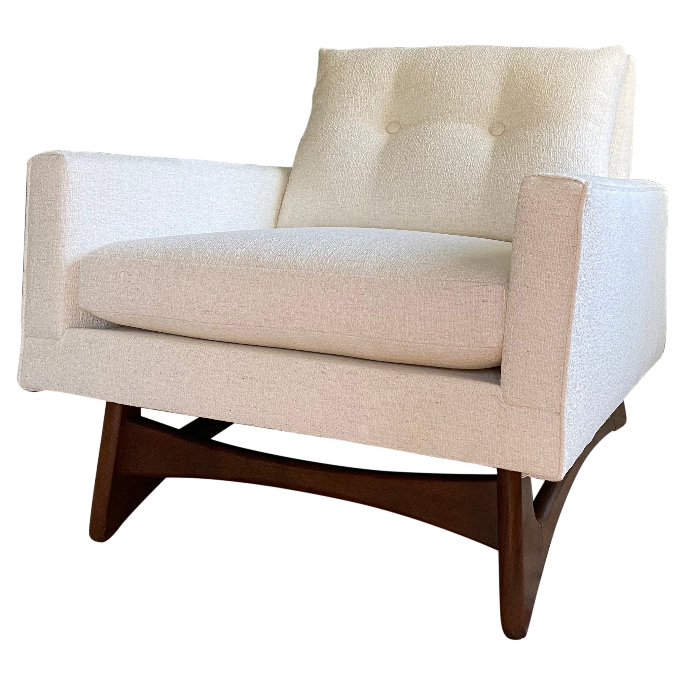 Reupholstered Adrian Pearsall Lounge Chair by Craft Associates, 2406 For Sale