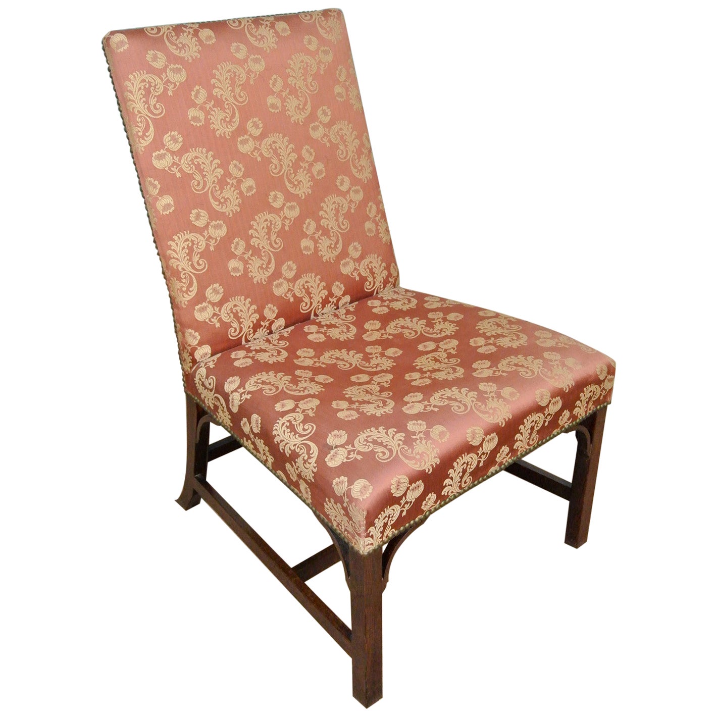 Rare and Fine British Colonial Georgian Teak Side Chair c. 1790