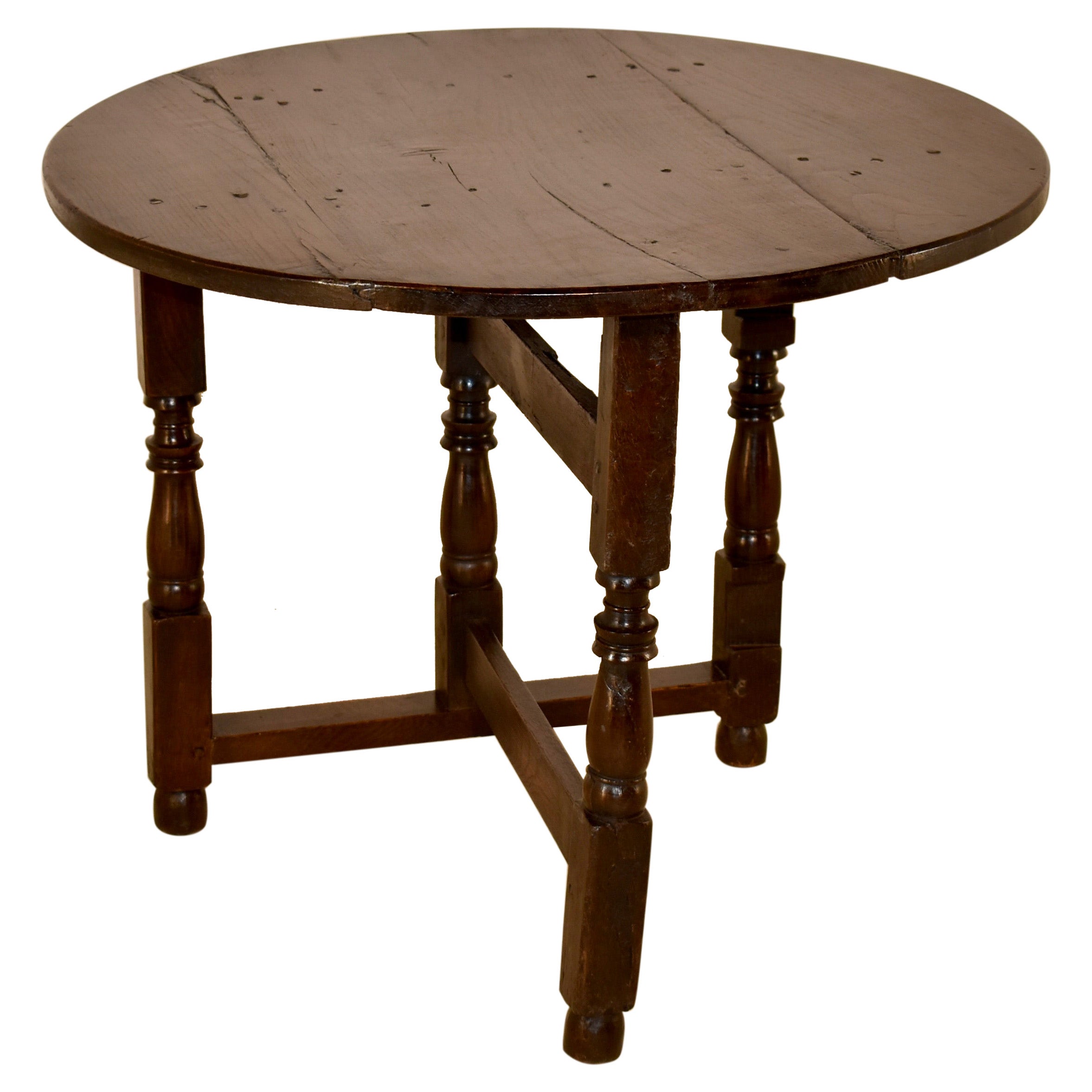 17th Century Folding Carriage Table