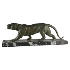 Demeter Chiparus Large Art Deco Metal Panther