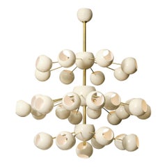 Grande Modernist Italian Chandelier