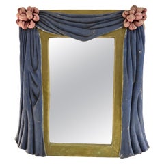 1930's Swedish Plaster Framed Mirror