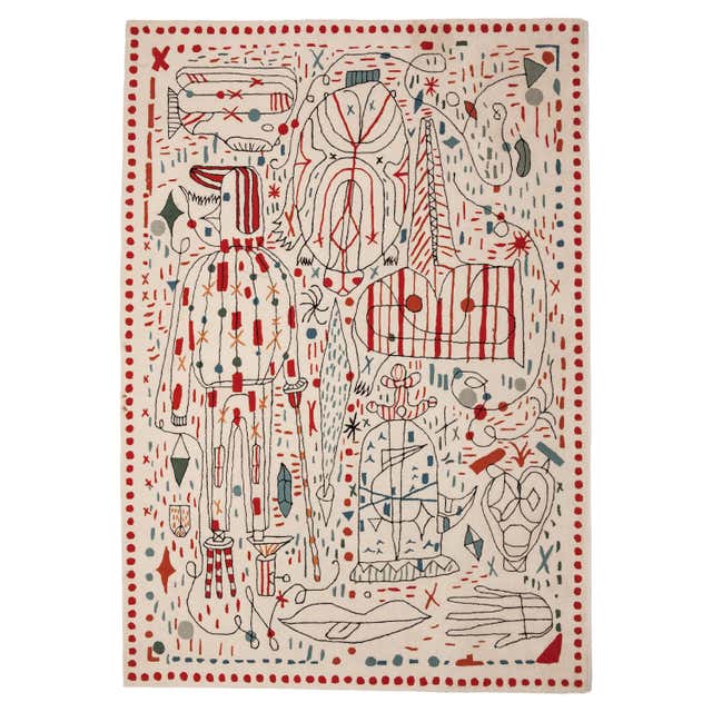 Rangoli Medium Round Hand-Tufted Wool Rug by Nani Marquina For Sale at ...