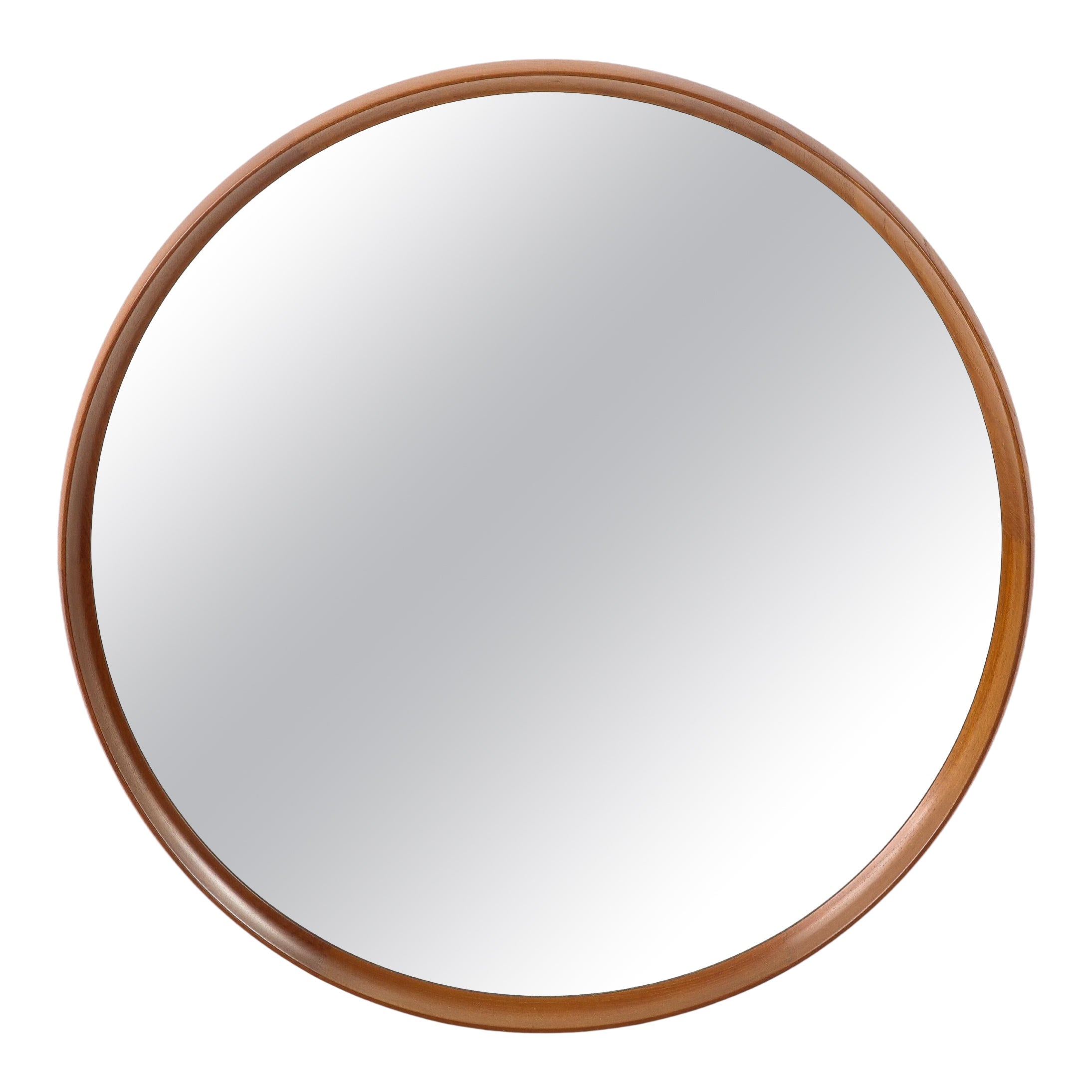Uno & Osten Kristiansson Round Wall Mirror for Luxus