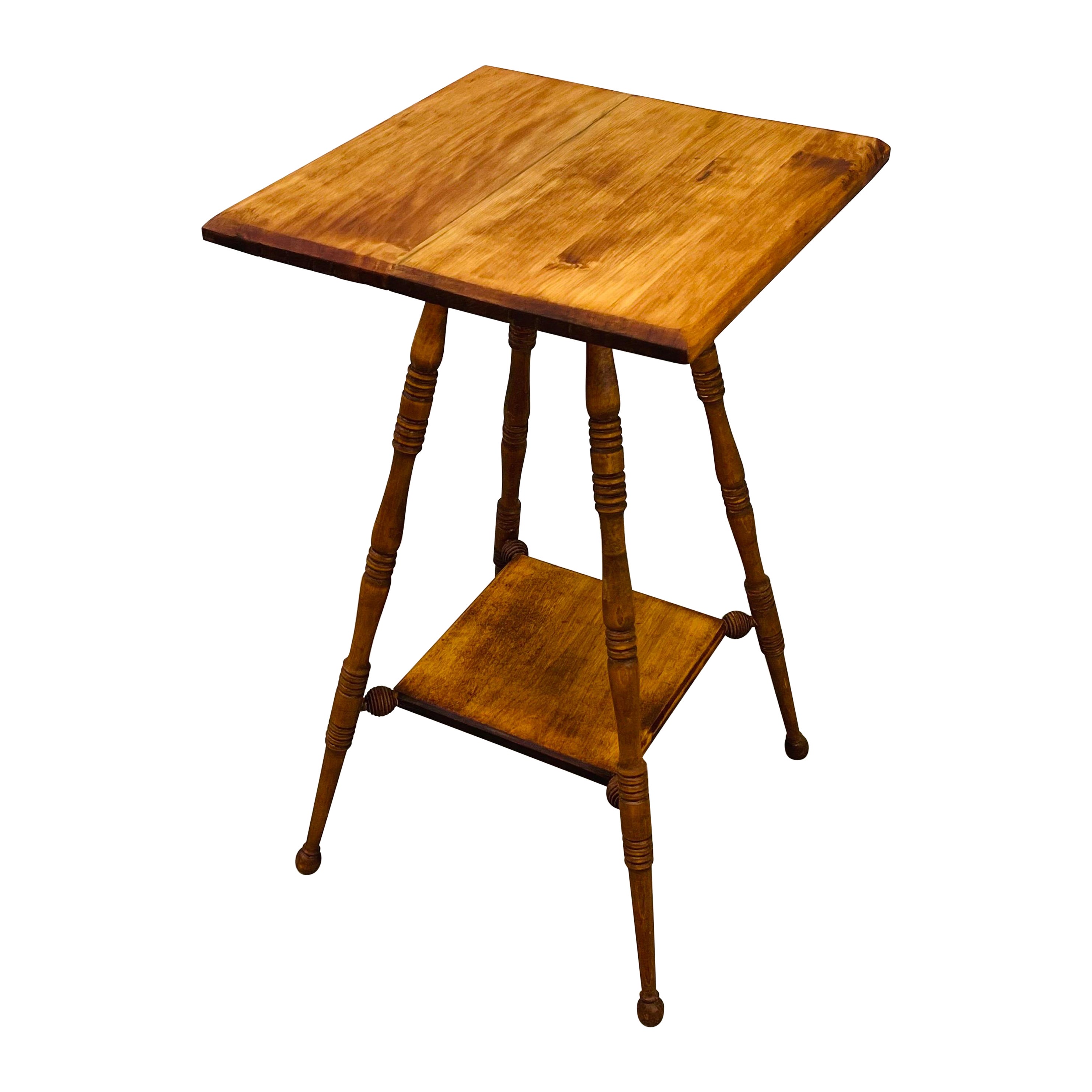 Maple Wood Side Table For Sale at 1stDibs