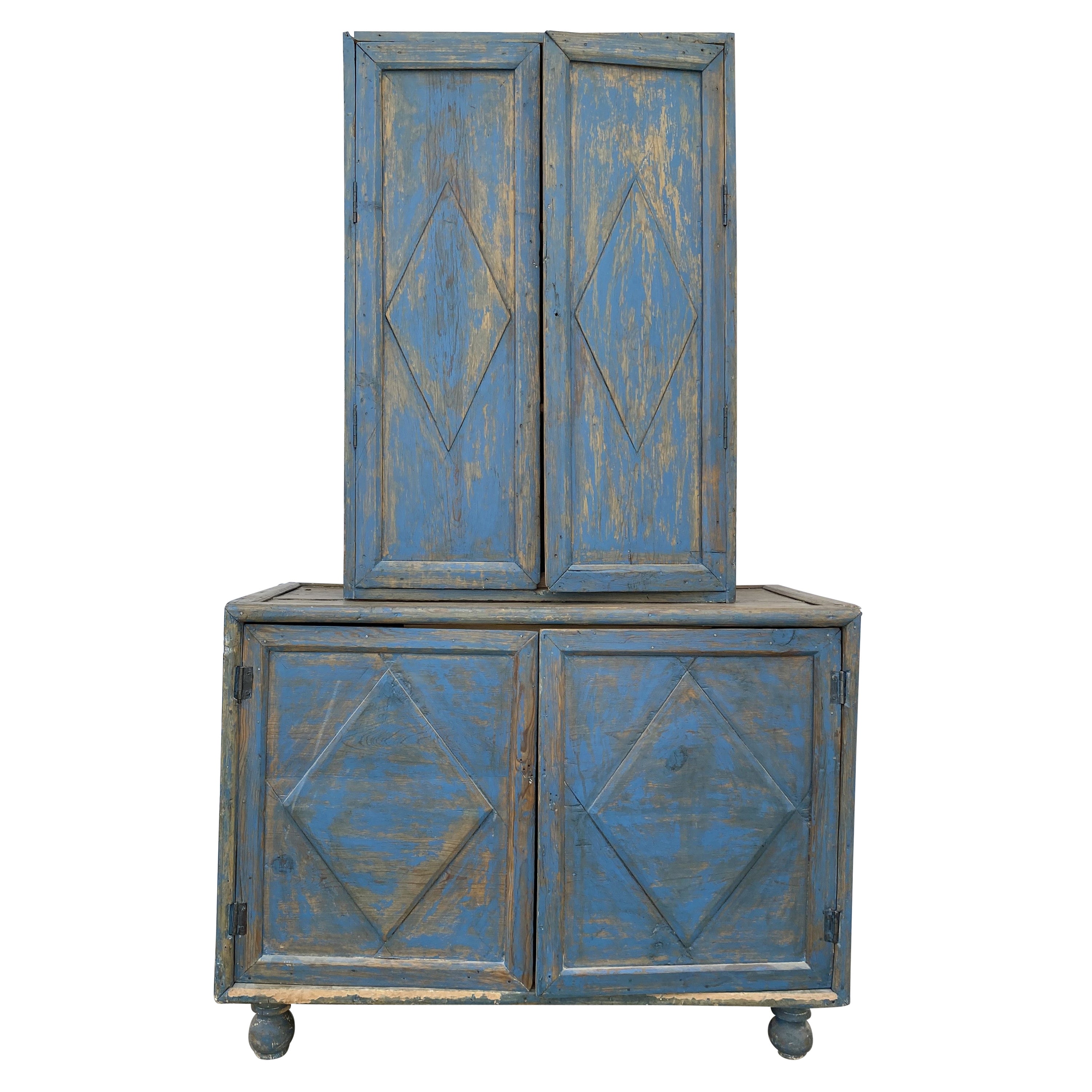 19th Century Primitive Cabinet For Sale