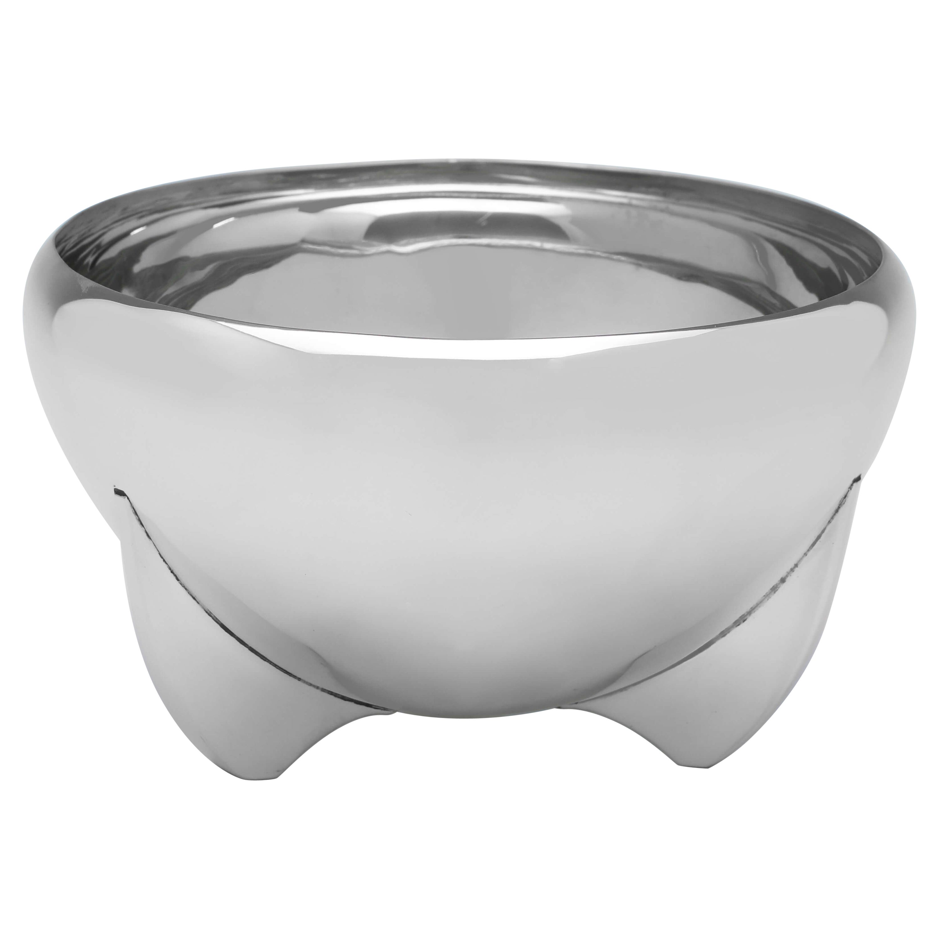 Stylish Art Deco Design Sterling Silver Bowl, Sheffield 1934 John Round & Son For Sale