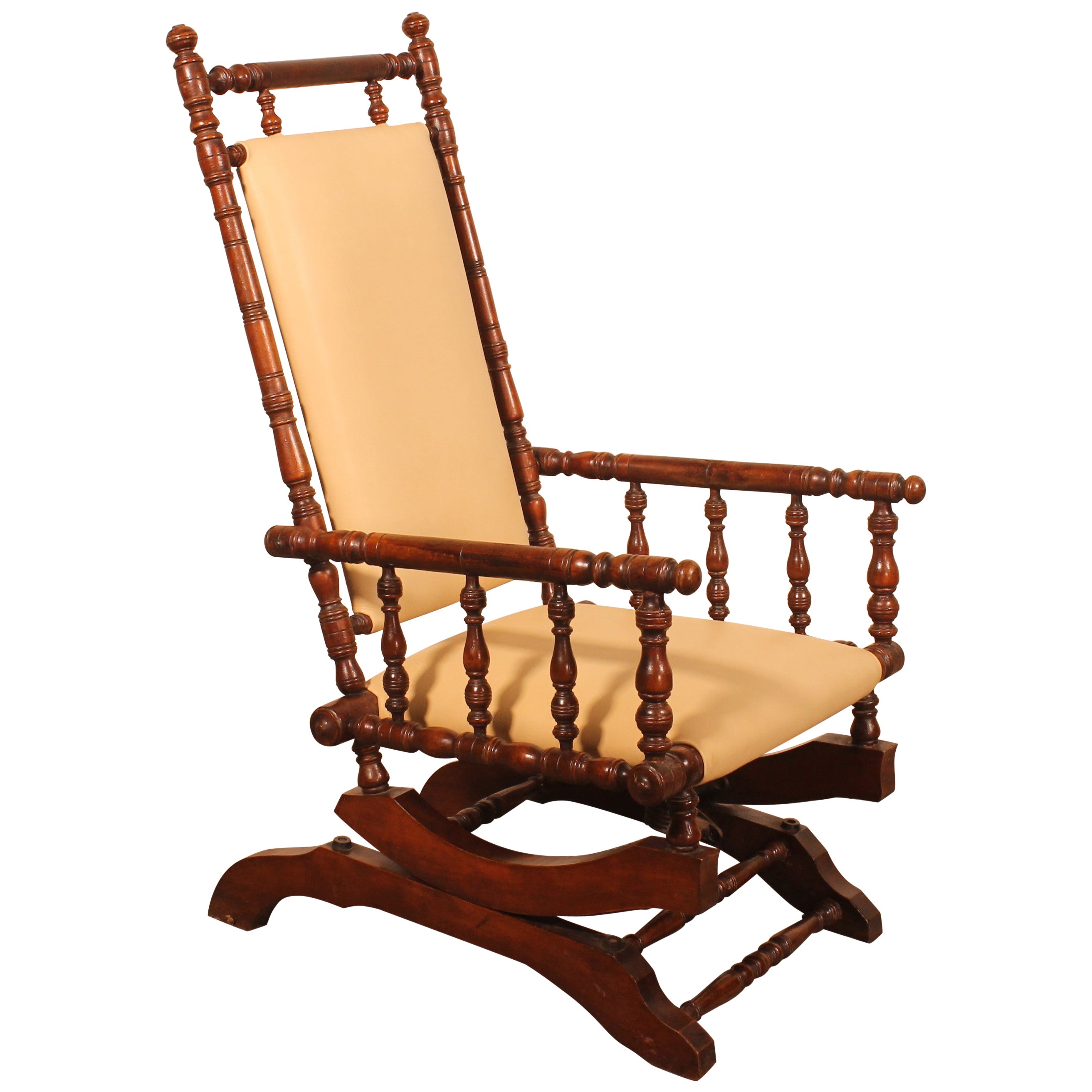 Early 20th Century French Rocking Chair at 1stDibs | french rocking ...